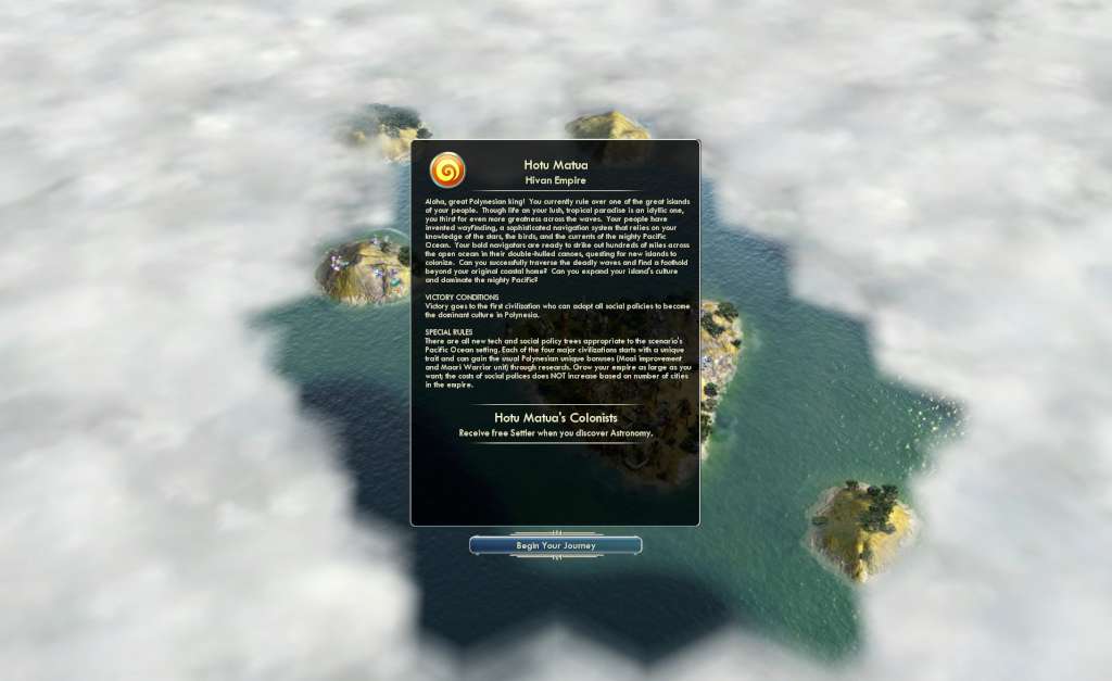 Sid Meier's Civilization V - Polynesian Civilization Pack DLC Steam CD Key 2.71 USD
