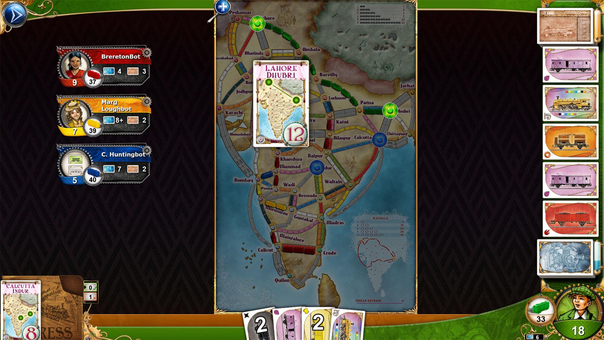 Ticket to Ride - India DLC Steam CD Key 4 USD