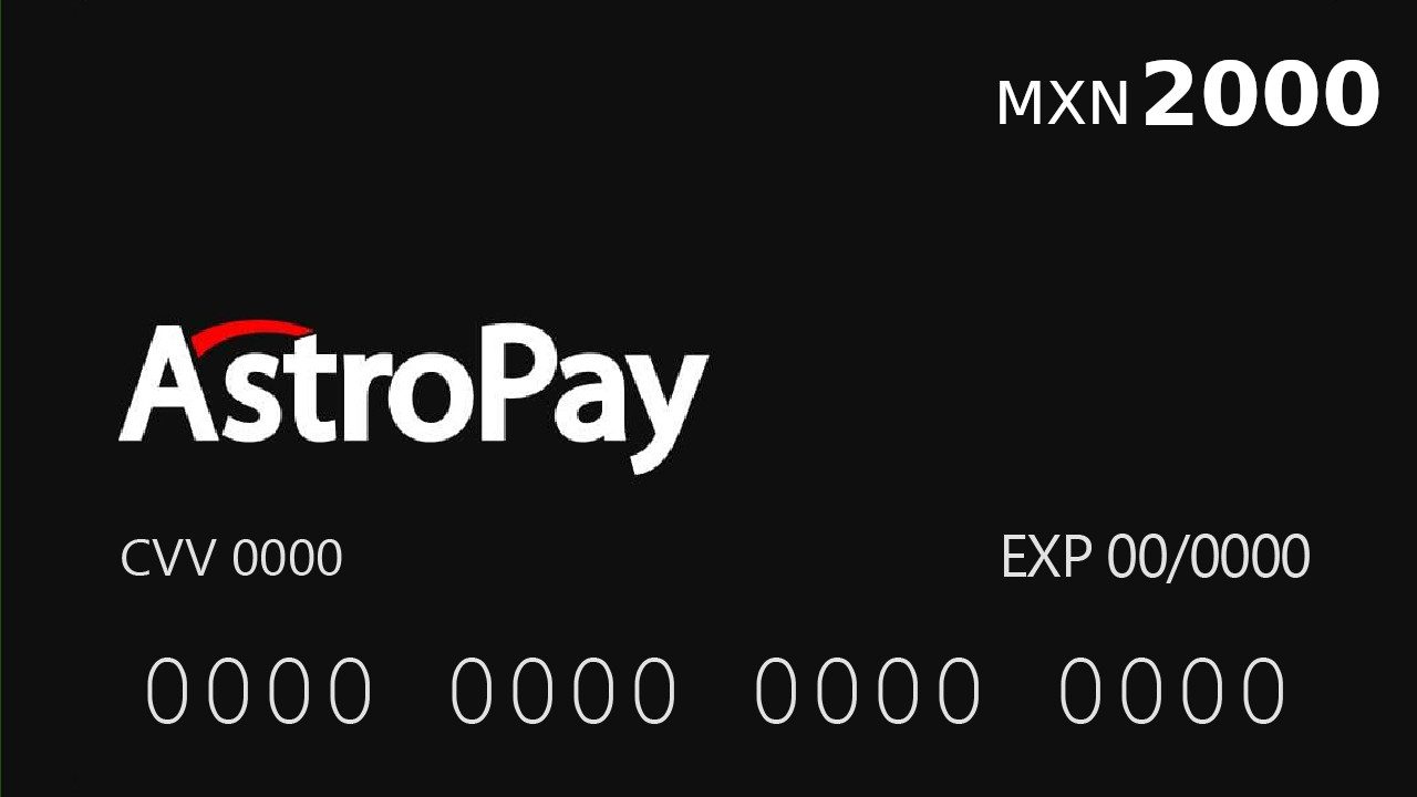 Astropay Card MX$2000 MX 138.67 USD