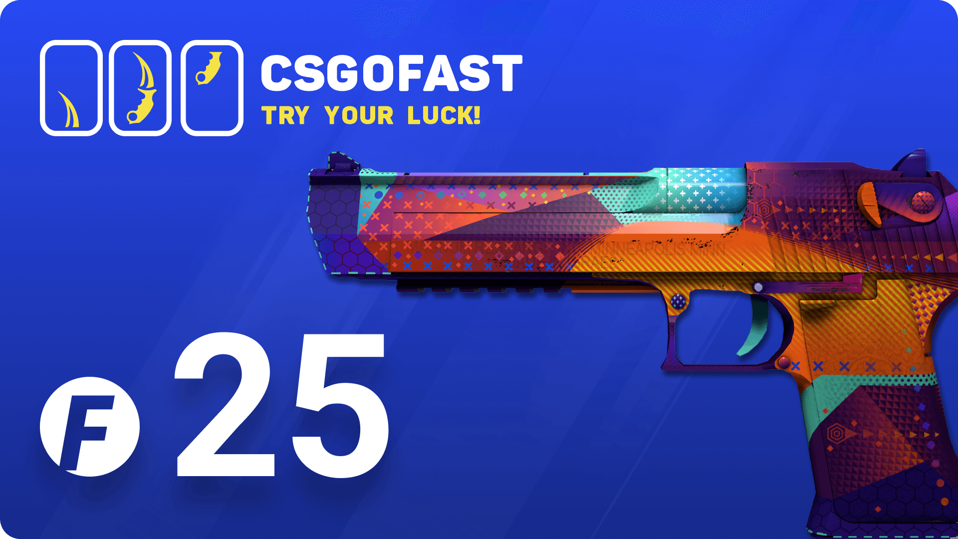 CSGOFAST 25 Fast Coins Gift Card 17.77 USD