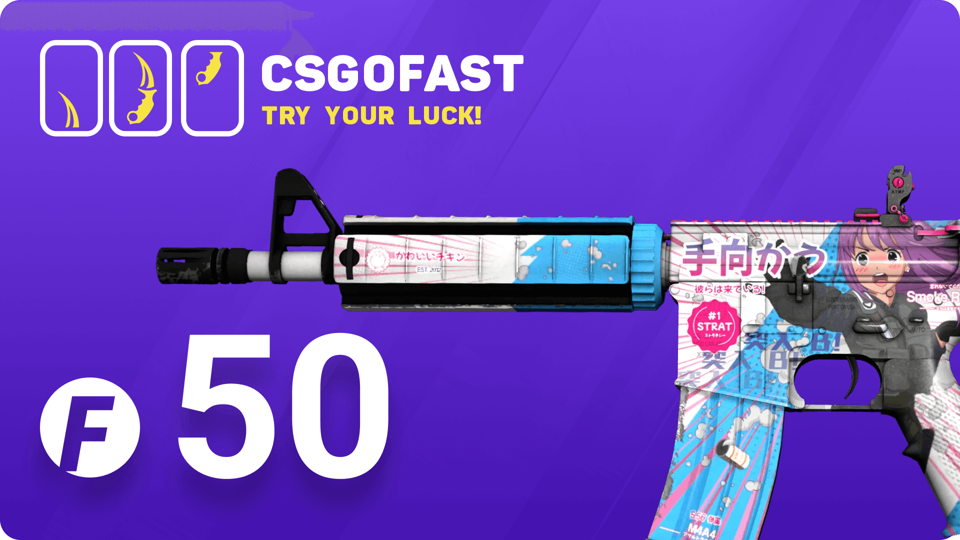 CSGOFAST 50 Fast Coins Gift Card 35.48 USD