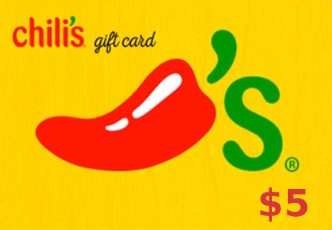 Chili's $5 Gift Card US 3.67 USD