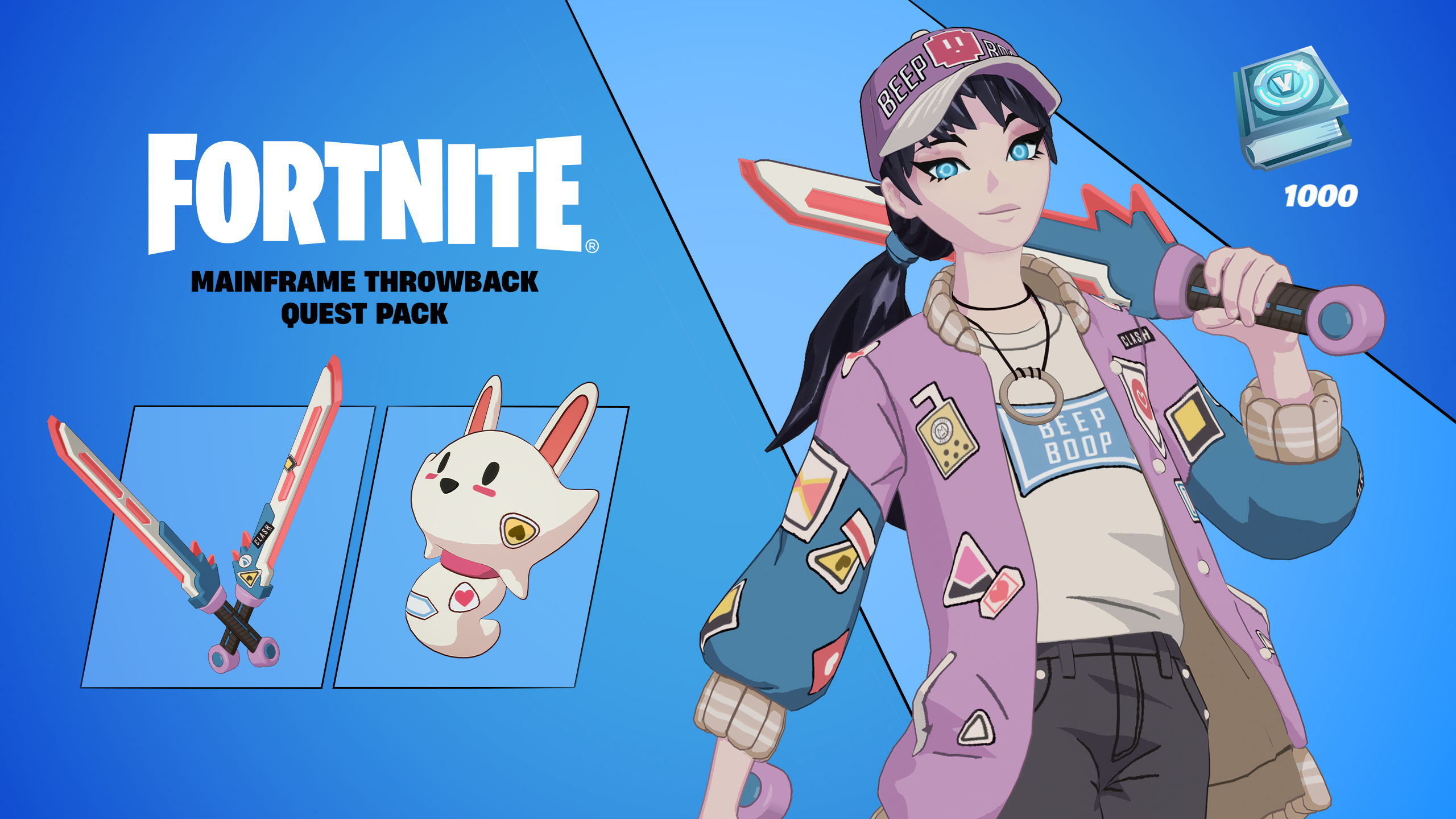 Fortnite - Mainframe Throwback Quest Pack DLC TR XBOX One / Xbox Series X|S CD Key 18.07 USD