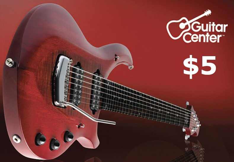 Guitar Center $5 Gift Card US 3.67 USD