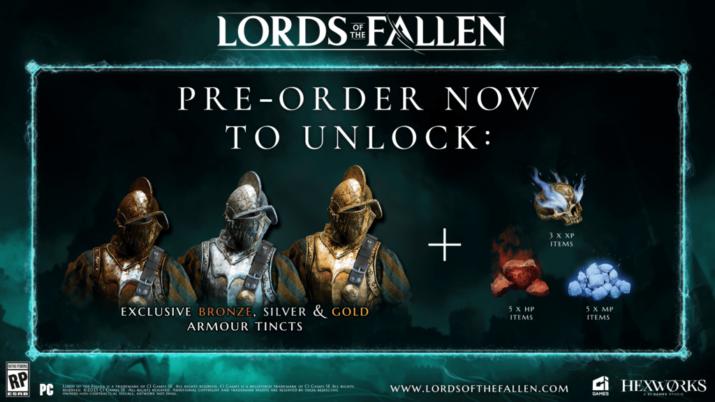 Lords of the Fallen (2023) - Pre-Order Bonus DLC Xbox Series X|S CD Key 40.67 USD