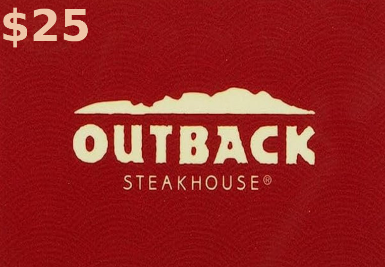 Outback Steakhouse $25 Gift Card US 19.21 USD