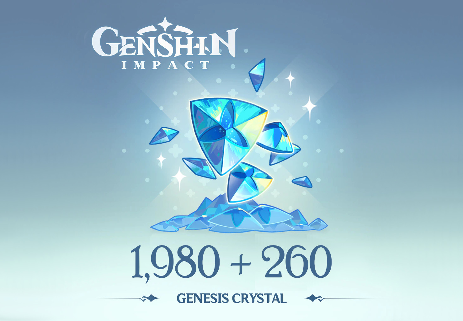 Genshin Impact - 1,980 + 260 Genesis Crystals Reidos Voucher 33.9 USD