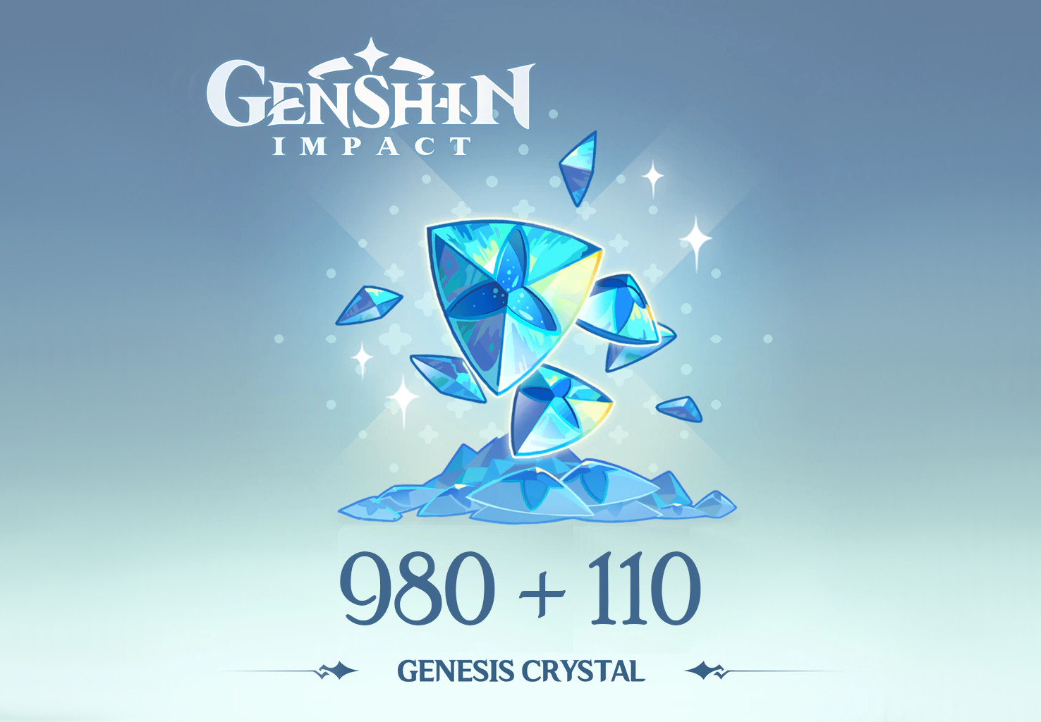 Genshin Impact - 980 + 110 Genesis Crystals Reidos Voucher 17.23 USD