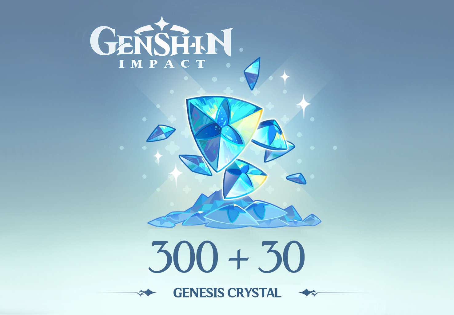 Genshin Impact - 300 + 30 Genesis Crystals Reidos Voucher 5.37 USD