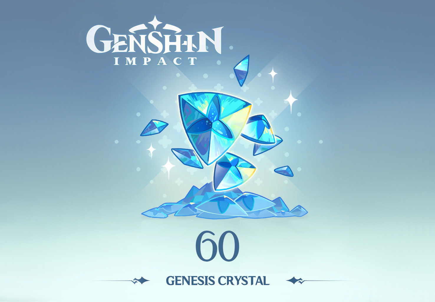 Genshin Impact - 60 Genesis Crystals Reidos Voucher 1.32 USD
