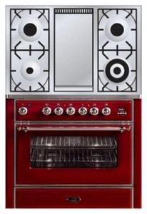 照片 厨房炉灶 ILVE M-90FD-MP Red