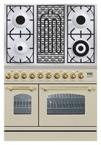 fotoğraf Mutfak ocağı ILVE PDN-90B-MP Antique white