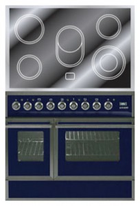 照片 厨房炉灶 ILVE QDCE-90W-MP Blue