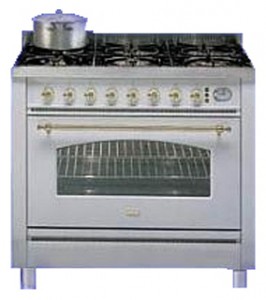 Photo Kitchen Stove ILVE P-90BN-VG Stainless-Steel