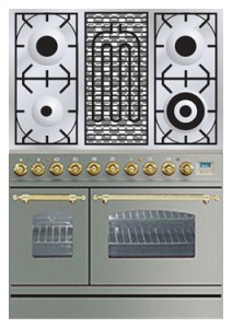 Foto Fogão de Cozinha ILVE PDN-90B-MP Stainless-Steel