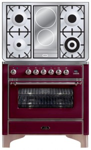 照片 厨房炉灶 ILVE M-90ID-E3 Red