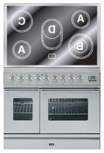 Photo Kitchen Stove ILVE PDWE-90-MP Stainless-Steel