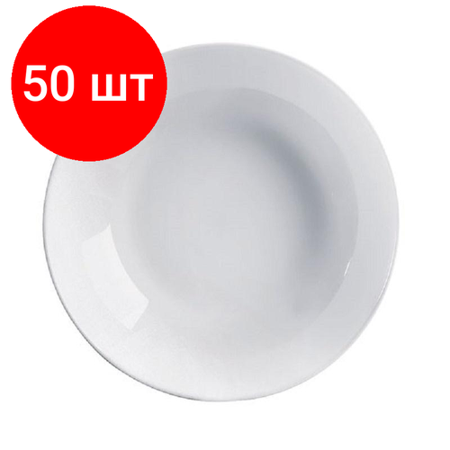 Комплект 50 штук, Тарелка LUMINARC Diwali Granit суповая, стекло, D20см, P0703 фото, описание