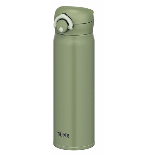 Термокружка/термос THERMOS ORIGINAL 0,6 л. JNR-601 KKI, цвет болотный, сталь 18/8 фото, описание