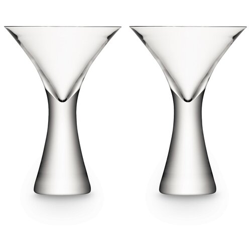 Набор бокалов LSA Moya cocktail glass, 300 мл, 2 шт., прозрачный фото, описание