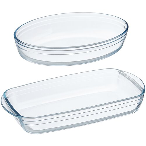 Форма универсальная Pyrex 900S030, 2 шт., 2.6 л, 30 см, 22х22 см фото, описание