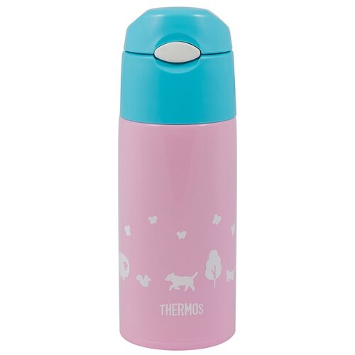 Термокружка Thermos FHL-401F LP, 0.4 л, розовый/голубой фото, описание