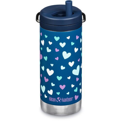 Термокружка Klean Kanteen TKWide Twist Cap 12oz (355 мл) Navy Hearts фото, описание