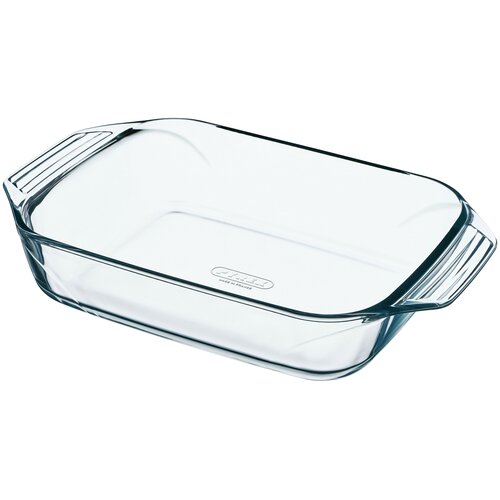 Блюдо Pyrex Irresistible 35х23см прямоугольное, прозрачное фото, описание