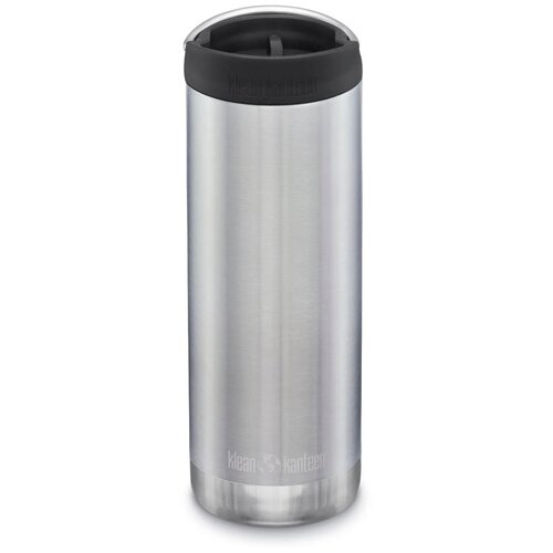 Термокружка Klean Kanteen TKWide Cafe Cap 16oz, 0.47 л, brushed stainless фото, описание