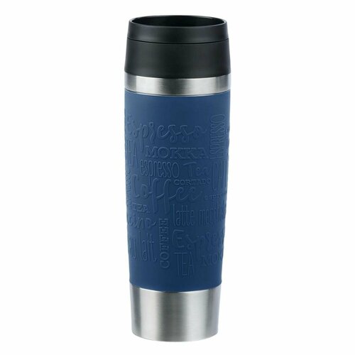 Термокружка Tefal Travel Mug Classic 0,5 л синяя N2022110 фото, описание