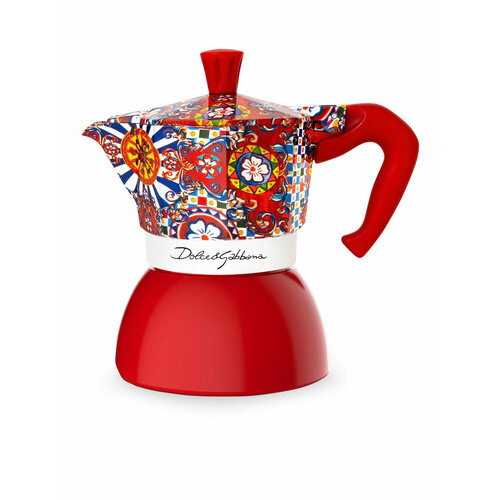 Кофеварка Dolce & Gabbana Inventation из коллаборации с Bialetti Moka фото, описание