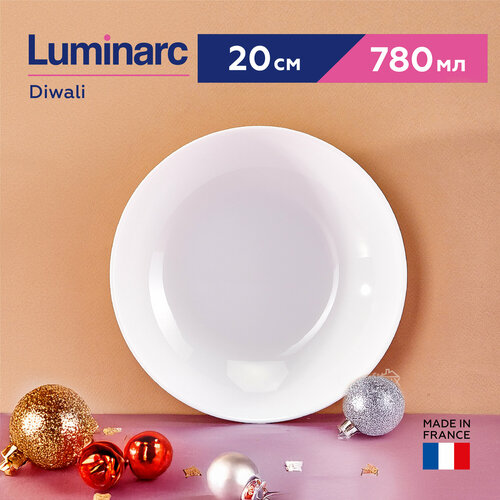 Тарелка глубокая Luminarc Diwali для супа, 20 см, 780 мл фото, описание