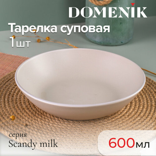 Тарелка суповая Domenik SCANDY MILK 20.5см фото, описание