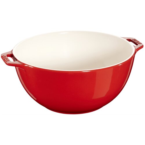 Миска Staub Ceramics, 25 см, вишневая фото, описание