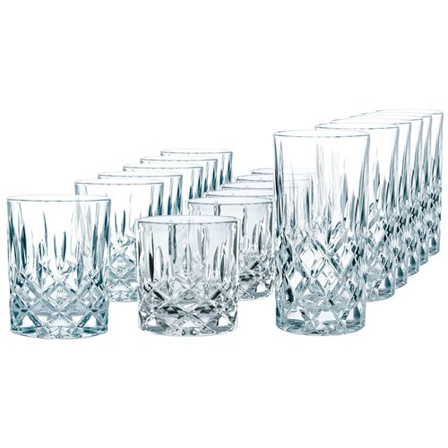 Набор стаканов Nachtmann Noblesse Barware set 101764, 245 мл, 18 шт., бесцветный фото, описание