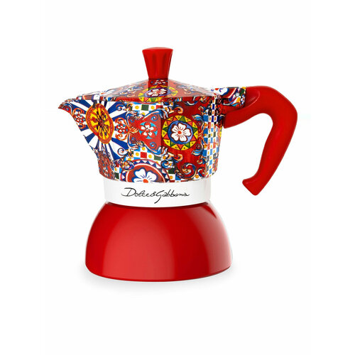 Кофеварка Dolce & Gabbana Inventation из коллаборации с Bialetti Moka фото, описание